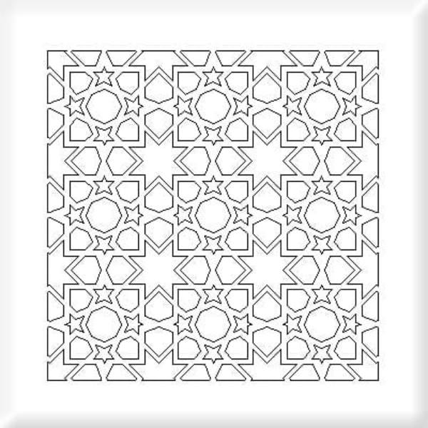 صورة Ceiling Pattern 19سقف كبينة 